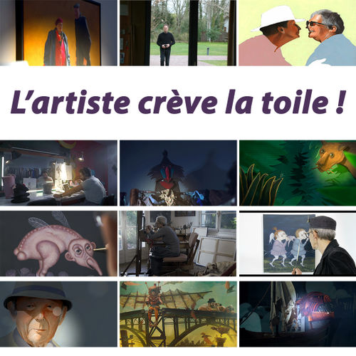 L’artiste crève la toile !